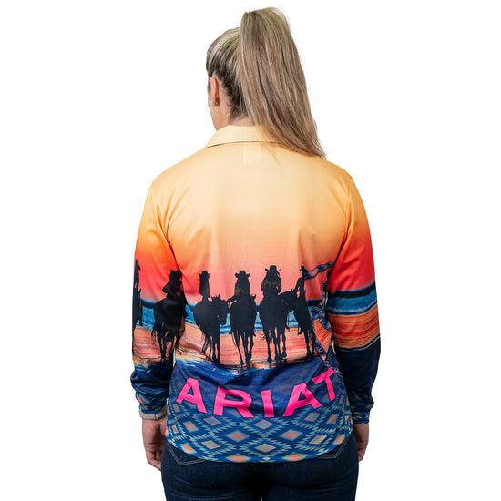 LADIES ARIAT FISHING SHIRT- COASTAL COWGIRLS