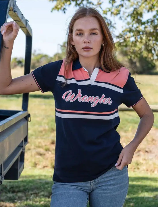 LADIES WRANGLER LUCY S/S POLO