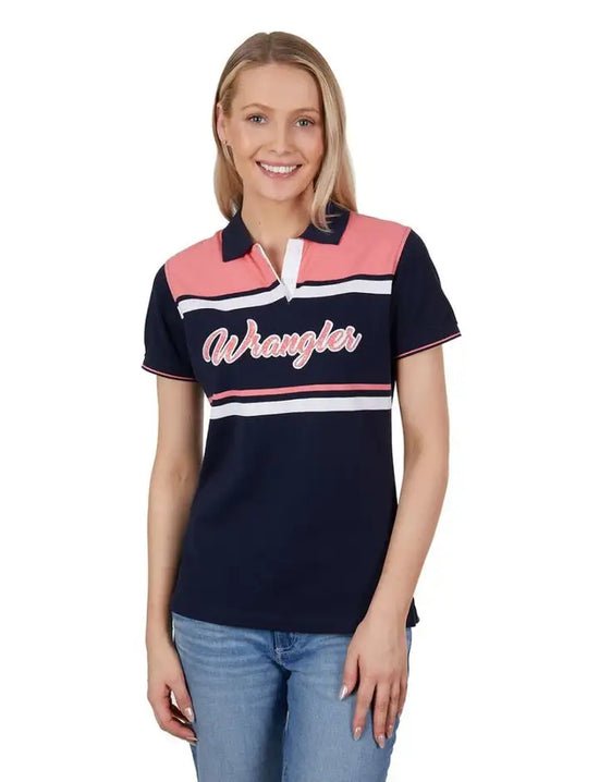 LADIES WRANGLER LUCY S/S POLO