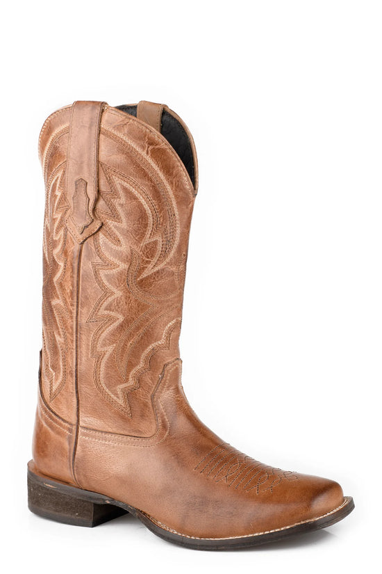 LADIES ROPER LINDSEY BOOTS- TAN LEATHER