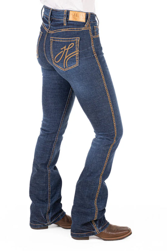 LADIES HITCHLEY AND HARROW TUSCALOOSA ULTRA HIGH RISE JEANS- 35INCH