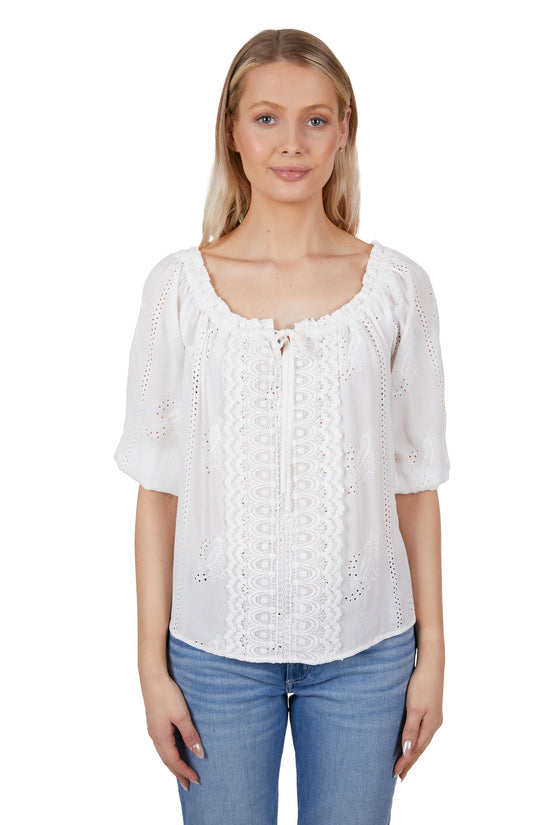 LADIES WRANGLER ERIN BLOUSE